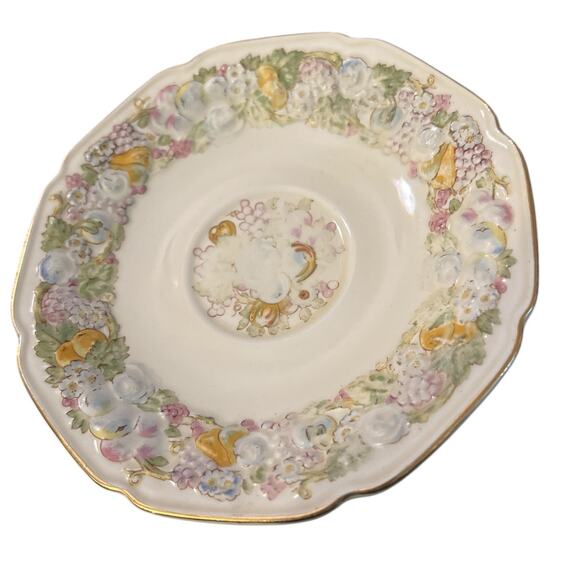 Vintage Five Crown Ducal "Florentine" Saucers Made in England - Picture 6 of 9